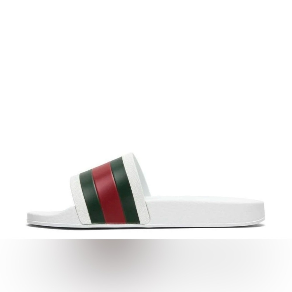 GucciPursuit '72 Rubber Slide 'White